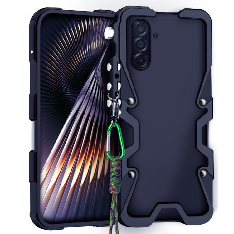For Samsung Galaxy A56 5G Trigger Design Hollow Metal Frame Phone Case with Lanyard(Black)
For Samsung Galaxy A56 5G Trigger Design Hollow Metal Frame Phone Case with Lanyard(Black)