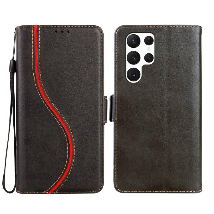 For Samsung Galaxy S22 Ultra 5G Side Buckle S Curve Leather Phone Case(Black)
For Samsung Galaxy S22 Ultra 5G Side Buckle S Curve Leather Phone Case(Black)