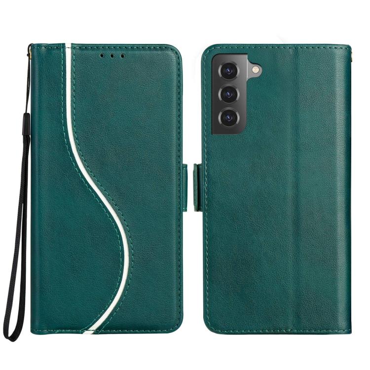 For Samsung Galaxy S21 5G Side Buckle S Curve Leather Phone Case(Green)
For Samsung Galaxy S21 5G Side Buckle S Curve Leather Phone Case(Green)