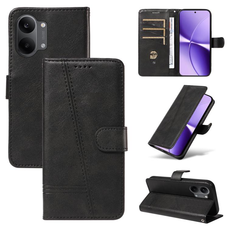 For Xiaomi Poco X8 Pro Max 5G T-type Stitch Leather Phone Case(Black)
For Xiaomi Poco X8 Pro Max 5G T-type Stitch Leather Phone Case(Black)