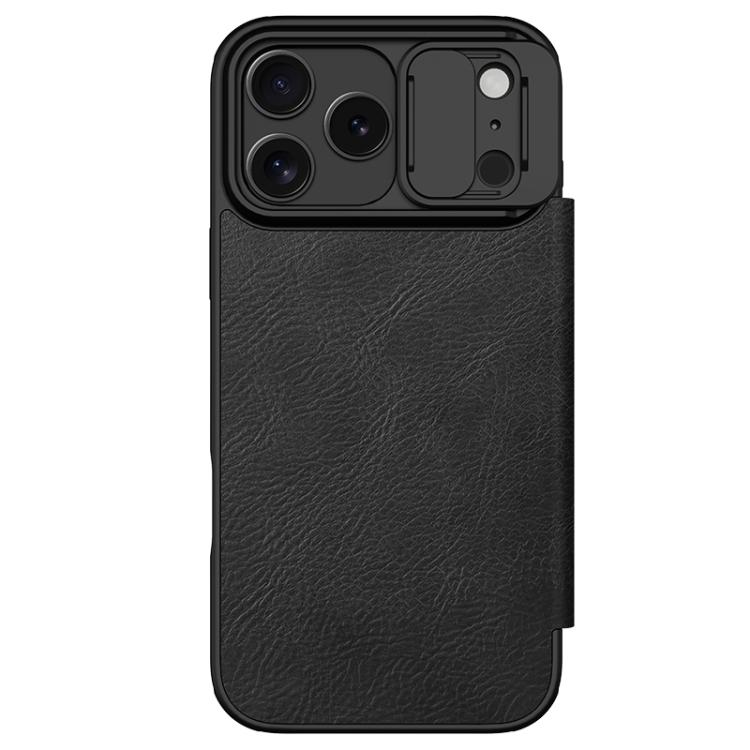 For iPhone 17 Pro Max NILLKIN QIN Series Pro Sliding Camera Cover Design Leather Phone Case(Black)
For iPhone 17 Pro Max NILLKIN QIN Series Pro Sliding Camera Cover Design Leather Phone Case(Black)