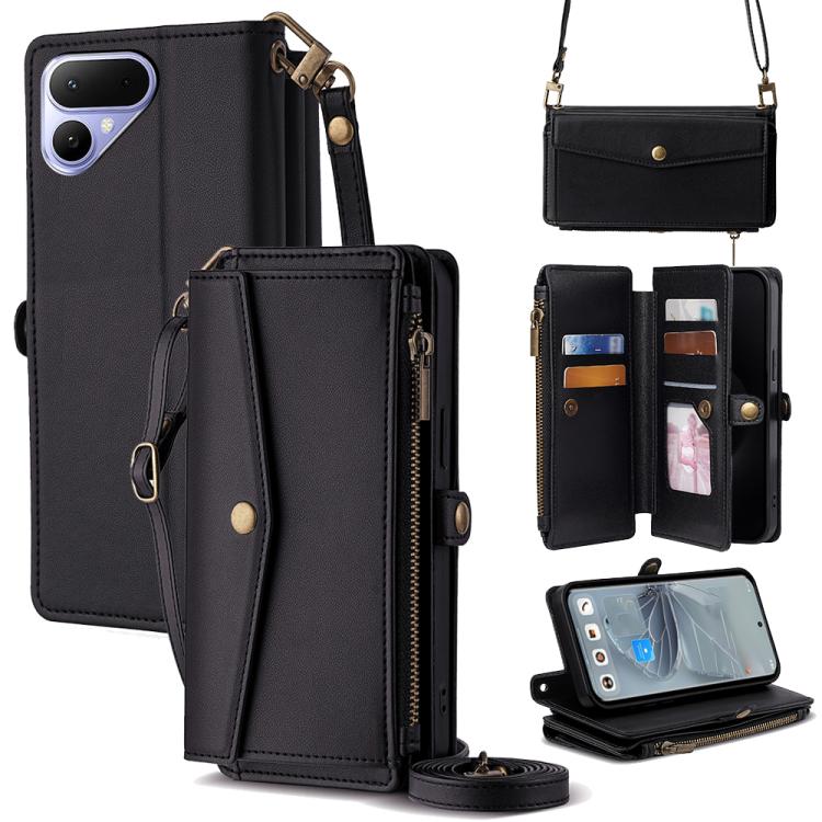 For Tecno Pova Curve 2 5G Zipper Wallet Side Buckle Crossbody Lanyard Leather Phone Case(Black)
For Tecno Pova Curve 2 5G Zipper Wallet Side Buckle Crossbody Lanyard Leather Phone Case(Black)