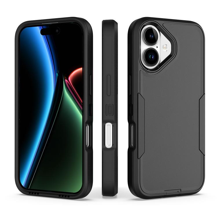 For iPhone 17 2 in 1 PC Hybrid TPU Phone Case(Black)
For iPhone 17 2 in 1 PC Hybrid TPU Phone Case(Black)
