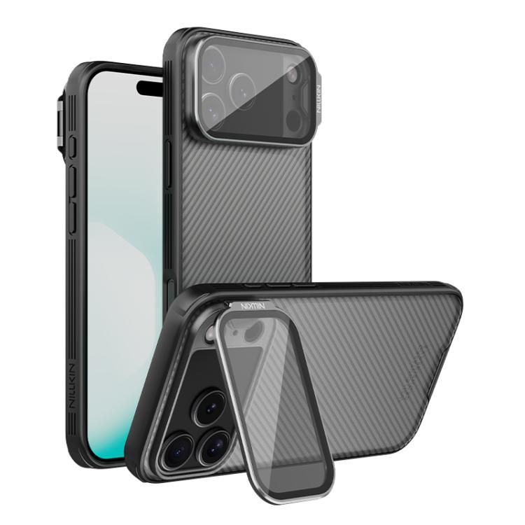 For iPhone 17 Pro Max NILLKIN CamShield Prop Transparent Mirror Cover Translucent PC Phone Case(Black)
For iPhone 17 Pro Max NILLKIN CamShield Prop Transparent Mirror Cover Translucent PC Phone Case(Black)
