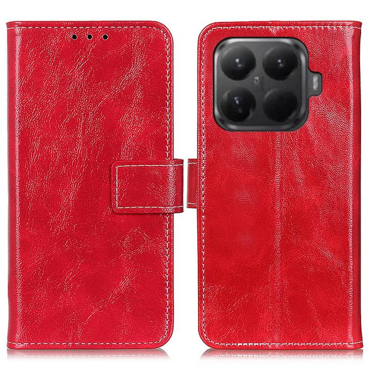 For Xiaomi 15T Pro 5G Retro Crazy Horse Texture Leather Phone Case(Red)
For Xiaomi 15T Pro 5G Retro Crazy Horse Texture Leather Phone Case(Red)