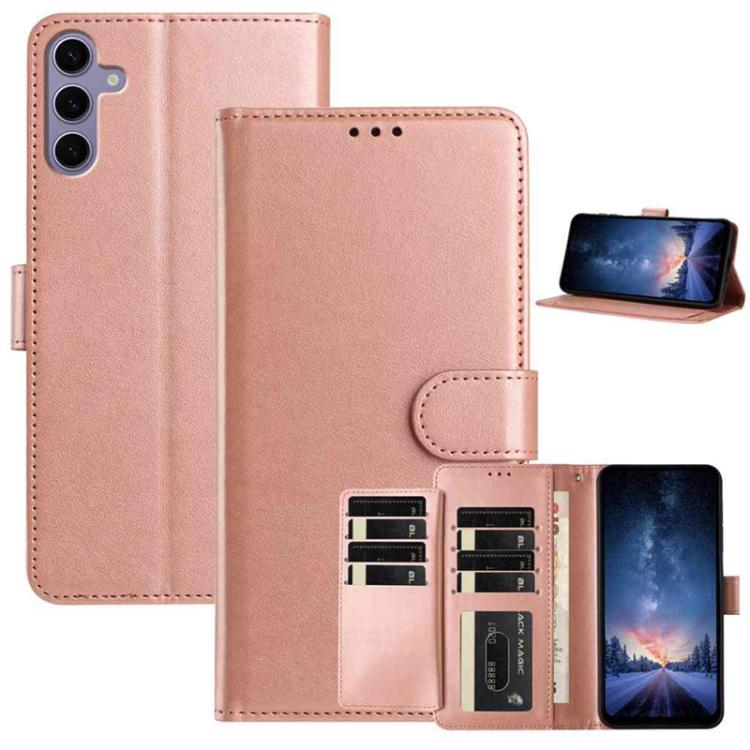 For Samsung Galaxy S25 5G Lambskin 8-card Slot Leather Phone Case(Rose Gold)
For Samsung Galaxy S25 5G Lambskin 8-card Slot Leather Phone Case(Rose Gold)