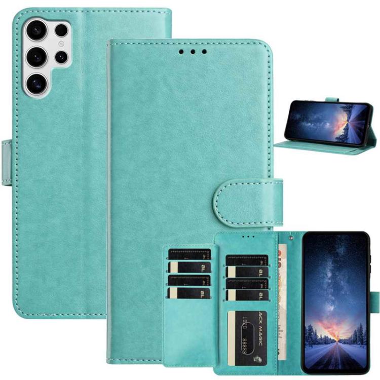For Samsung Galaxy S25 Ultra 5G Lambskin 8-card Slot Leather Phone Case(Green)
For Samsung Galaxy S25 Ultra 5G Lambskin 8-card Slot Leather Phone Case(Green)