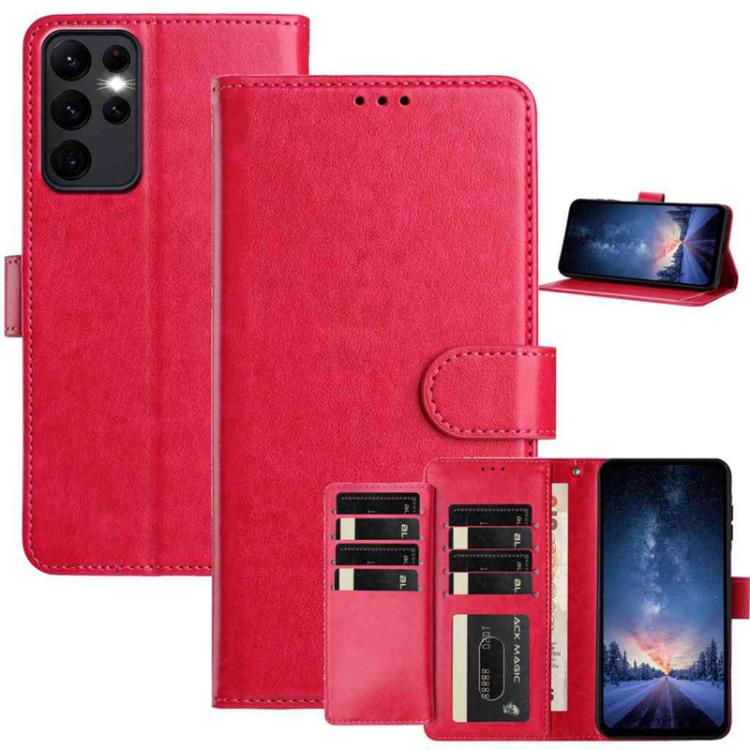 For Samsung Galaxy S23 Ultra 5G Lambskin 8-card Slot Leather Phone Case(Rose Red)
For Samsung Galaxy S23 Ultra 5G Lambskin 8-card Slot Leather Phone Case(Rose Red)