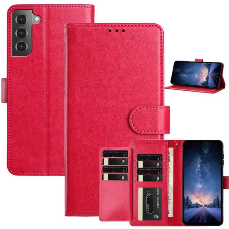 For Samsung Galaxy S21 5G Lambskin 8-card Slot Leather Phone Case(Rose Red)
For Samsung Galaxy S21 5G Lambskin 8-card Slot Leather Phone Case(Rose Red)