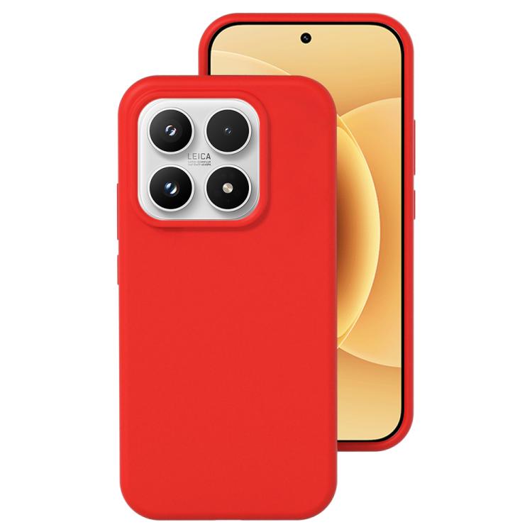 For Xiaomi 17 Liquid Silicone Skin-friendly Shockproof Phone Case(Red)
For Xiaomi 17 Liquid Silicone Skin-friendly Shockproof Phone Case(Red)