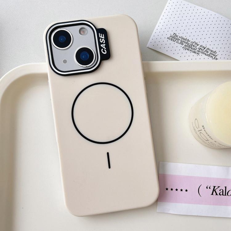 For iPhone 15 Large Hole Solid Color Frame CESA Fine Ring Magsafe Phone Case(White)
For iPhone 15 Large Hole Solid Color Frame CESA Fine Ring Magsafe Phone Case(White)