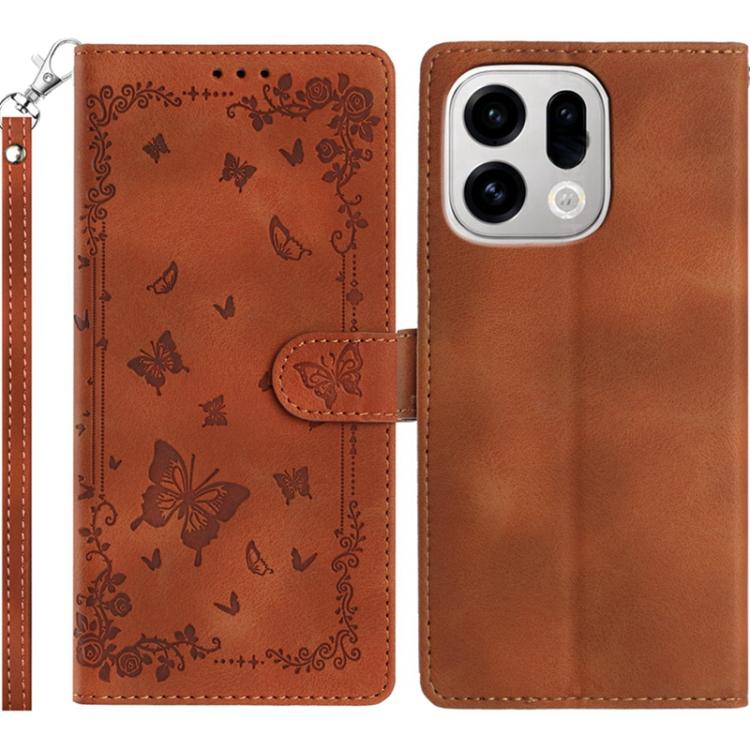 For OPPO Find X9 Pro Secret Garden Butterfly Pattern Leather Phone Case(Brown)
For OPPO Find X9 Pro Secret Garden Butterfly Pattern Leather Phone Case(Brown)