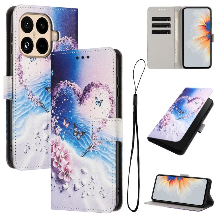 For Xiaomi 15T Pro 5G Color Drawing Pattern Leather Phone Case(Love Butterfly)
For Xiaomi 15T Pro 5G Color Drawing Pattern Leather Phone Case(Love Butterfly)