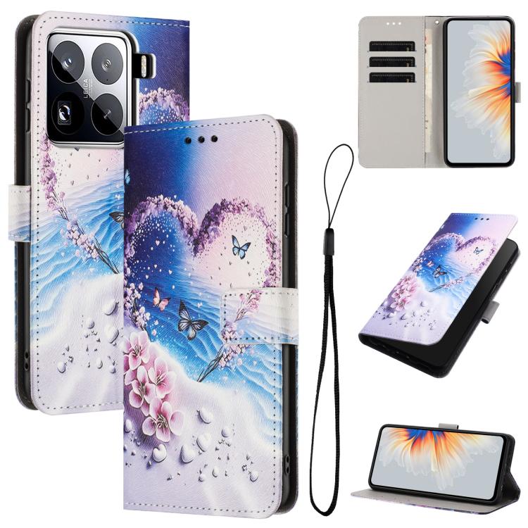 For Xiaomi 15 Pro Color Drawing Pattern Leather Phone Case(Love Butterfly)
For Xiaomi 15 Pro Color Drawing Pattern Leather Phone Case(Love Butterfly)