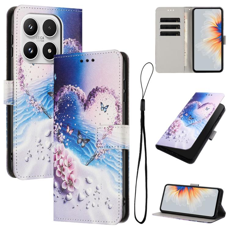 For Xiaomi 17 Color Drawing Pattern Leather Phone Case(Love Butterfly)
For Xiaomi 17 Color Drawing Pattern Leather Phone Case(Love Butterfly)