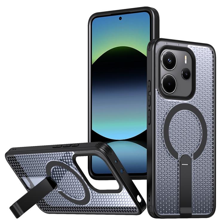 For Redmi Note 14 5G Honeycomb Cooling MagSafe Holder Phone Case(Black)
For Redmi Note 14 5G Honeycomb Cooling MagSafe Holder Phone Case(Black)