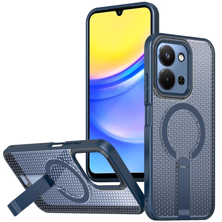 For Redmi 15C 5G / 4G EU 173mm / Poco C85 5G Honeycomb Cooling MagSafe Holder Phone Case(Blue)
For Redmi 15C 5G / 4G EU 173mm / Poco C85 5G Honeycomb Cooling MagSafe Holder Phone Case(Blue)