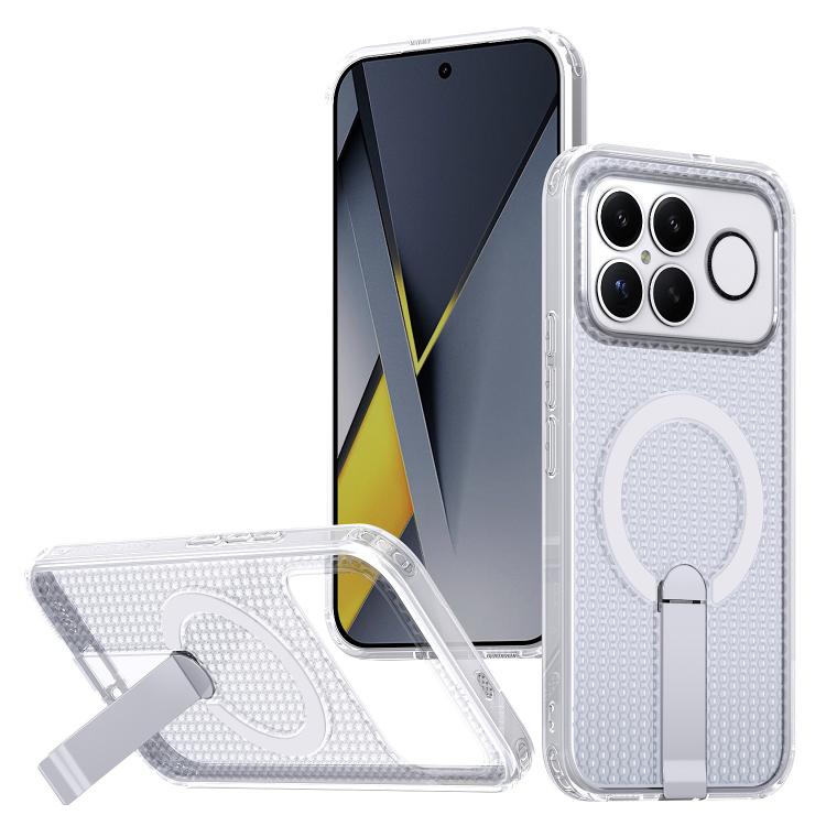 For Redmi K90 Pro Max / Poco F8 Ultra Honeycomb Cooling MagSafe Holder Phone Case(Frosted Transparent)
For Redmi K90 Pro Max / Poco F8 Ultra Honeycomb Cooling MagSafe Holder Phone Case(Frosted Transparent)