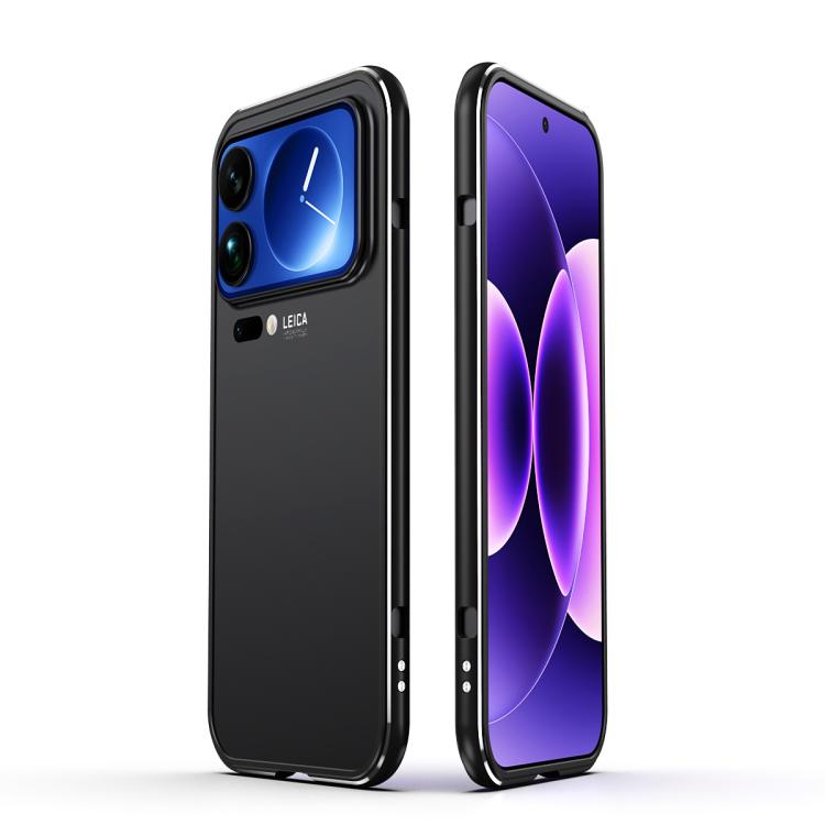 For Xiaomi 17 Pro Max Aurora Series Lens Protector + Metal Frame Phone Case(Black Silver)
For Xiaomi 17 Pro Max Aurora Series Lens Protector + Metal Frame Phone Case(Black Silver)