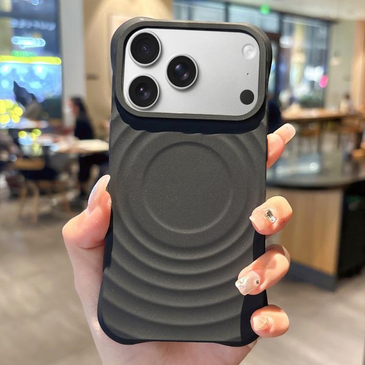 For iPhone 17 Pro Max MagSafe Magnetic Ring Texture TPU Phone Case(Black)
For iPhone 17 Pro Max MagSafe Magnetic Ring Texture TPU Phone Case(Black)