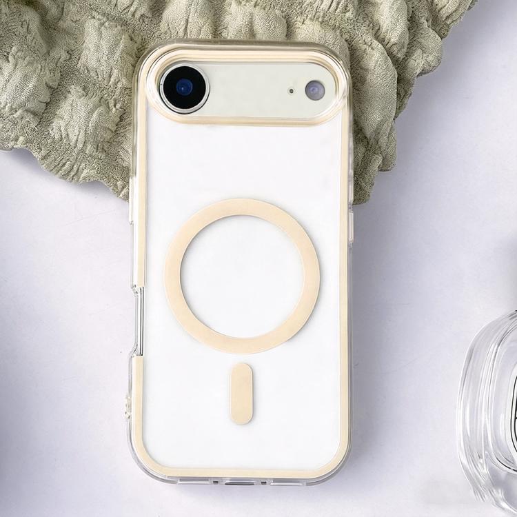 For iPhone Air Large Hole Camera Macaron Transparency MagSafe Phone Case(Light Gold)
For iPhone Air Large Hole Camera Macaron Transparency MagSafe Phone Case(Light Gold)