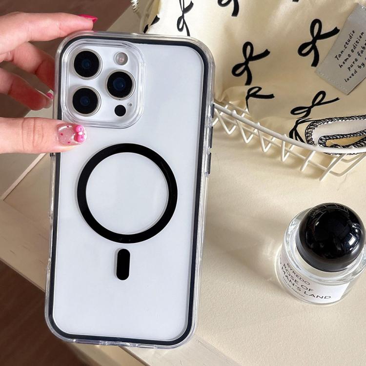 For iPhone 12 Pro Max Large Hole Camera Macaron Transparency MagSafe Phone Case(Black)
For iPhone 12 Pro Max Large Hole Camera Macaron Transparency MagSafe Phone Case(Black)