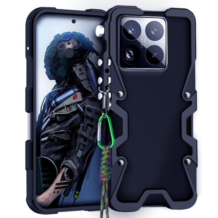 For Xiaomi 15 Pro Trigger Design Hollow Metal Frame Phone Case with Lanyard(Black)
For Xiaomi 15 Pro Trigger Design Hollow Metal Frame Phone Case with Lanyard(Black)