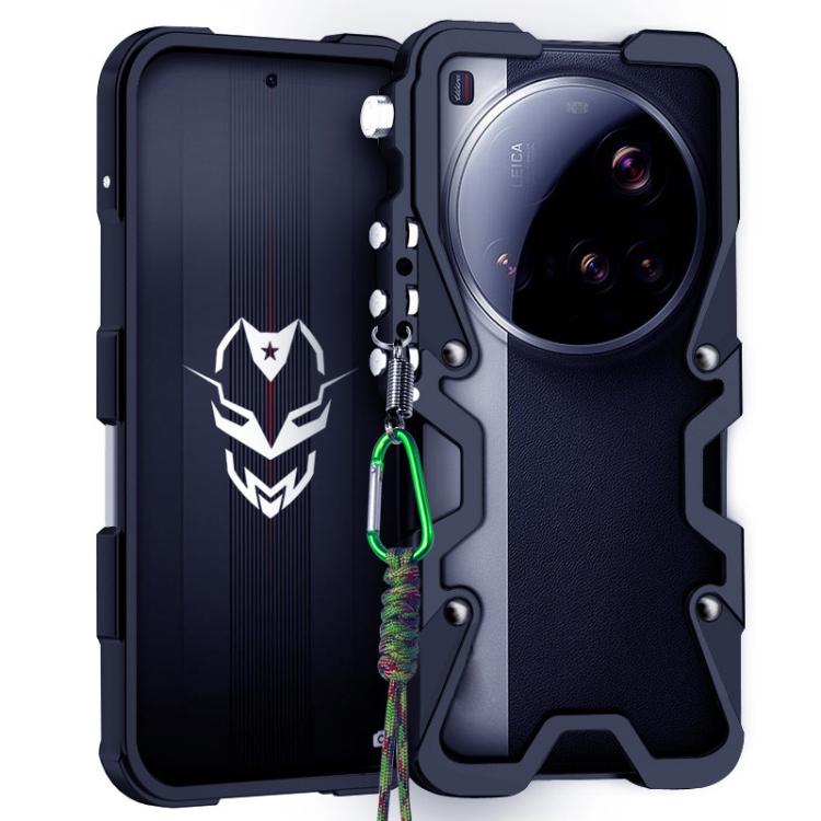 For Xiaomi 15 Ultra Trigger Design Hollow Metal Frame Phone Case with Lanyard(Black)
For Xiaomi 15 Ultra Trigger Design Hollow Metal Frame Phone Case with Lanyard(Black)