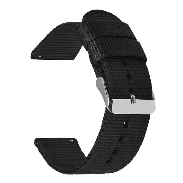 22mm Stainless Steel Pin Buckle Solid Color Nylon Canvas Watch Band(Black)
22mm Stainless Steel Pin Buckle Solid Color Nylon Canvas Watch Band(Black)