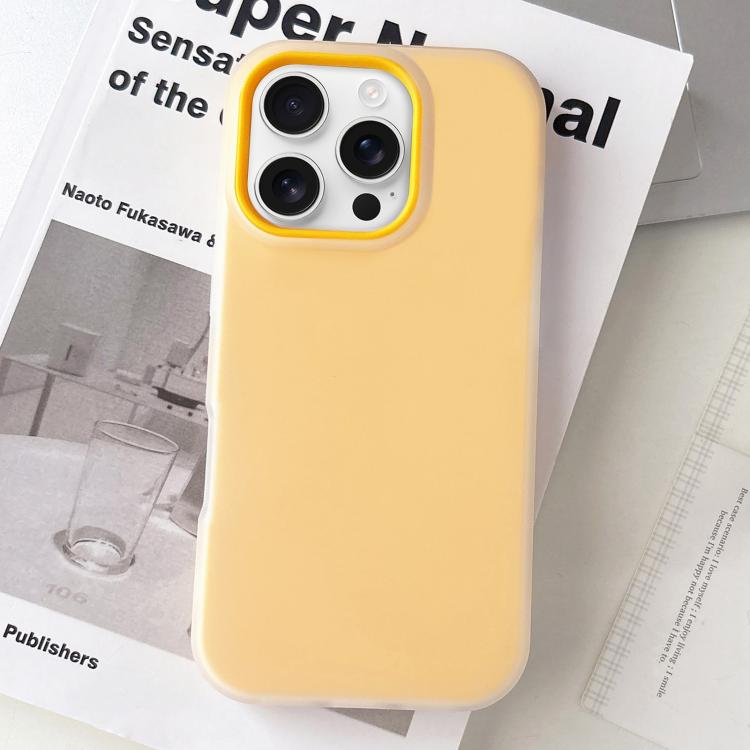 For iPhone 16 Pro Max Jelly Color Matte Feel PC Hybrid TPU Phone Case(Orange)
For iPhone 16 Pro Max Jelly Color Matte Feel PC Hybrid TPU Phone Case(Orange)