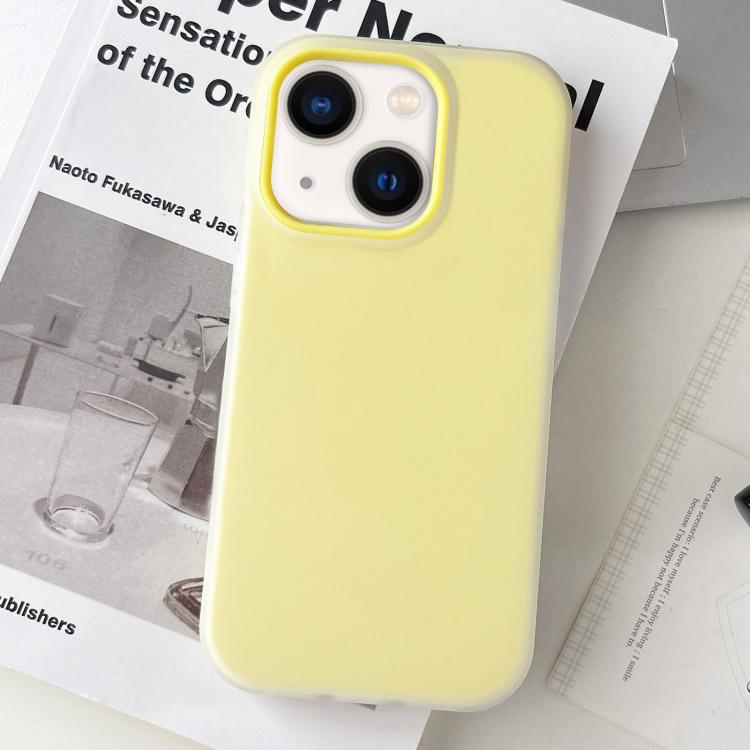 For iPhone 14 Jelly Color Matte Feel PC Hybrid TPU Phone Case(Yellow)
For iPhone 14 Jelly Color Matte Feel PC Hybrid TPU Phone Case(Yellow)