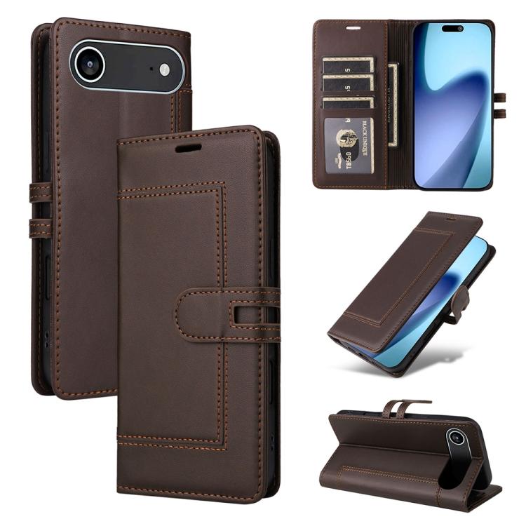 For iPhone Air Stitched Magnetic Buckle Leather Phone Case(Coffee)
For iPhone Air Stitched Magnetic Buckle Leather Phone Case(Coffee)