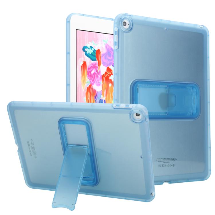 For iPad Air / Air 2 / 9.7 2017 / 2018 Semi-Transparent TPU Shockproof Tablet Case with Holder(Blue)
For iPad Air / Air 2 / 9.7 2017 / 2018 Semi-Transparent TPU Shockproof Tablet Case with Holder(Blue)