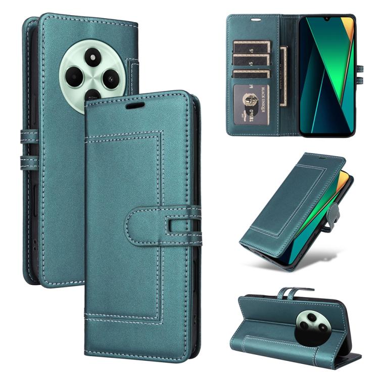 For Redmi 14C / Redmi A3 Pro / Xiaomi Poco C75 Stitched Magnetic Buckle Leather Phone Case(Green)
For Redmi 14C / Redmi A3 Pro / Xiaomi Poco C75 Stitched Magnetic Buckle Leather Phone Case(Green)