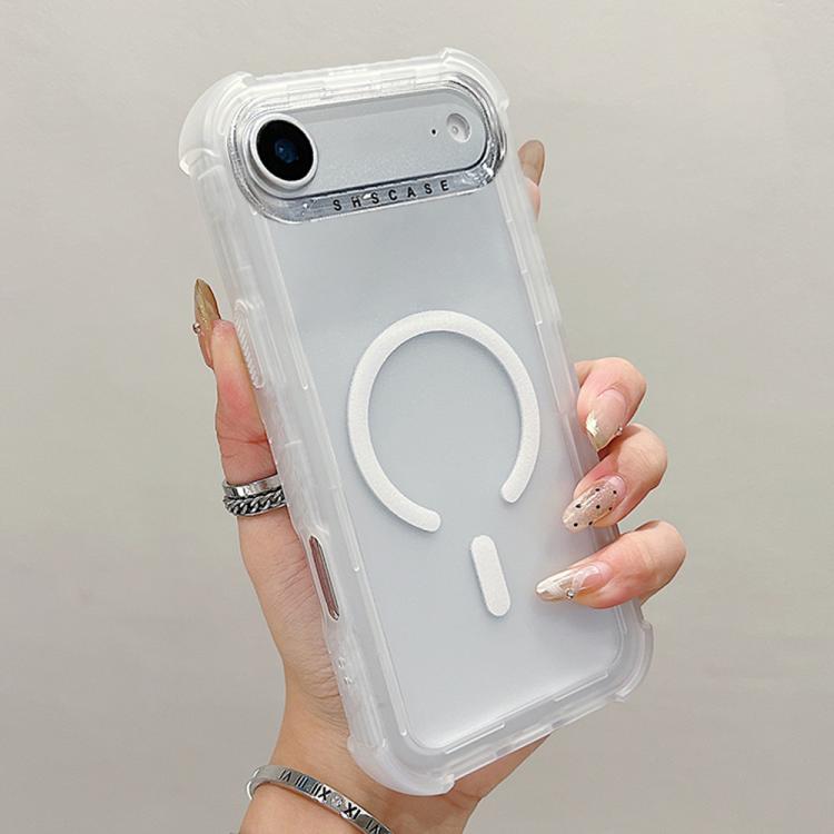 For iPhone Air Transparent Matte TPU Hybrid PC 3-in-1 MagSafe Phone Case(White)
For iPhone Air Transparent Matte TPU Hybrid PC 3-in-1 MagSafe Phone Case(White)