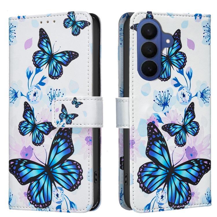 For Samsung Galaxy S26 5G BF42 Color Painting Leather Phone Case(Blue Butterfly)
For Samsung Galaxy S26 5G BF42 Color Painting Leather Phone Case(Blue Butterfly)