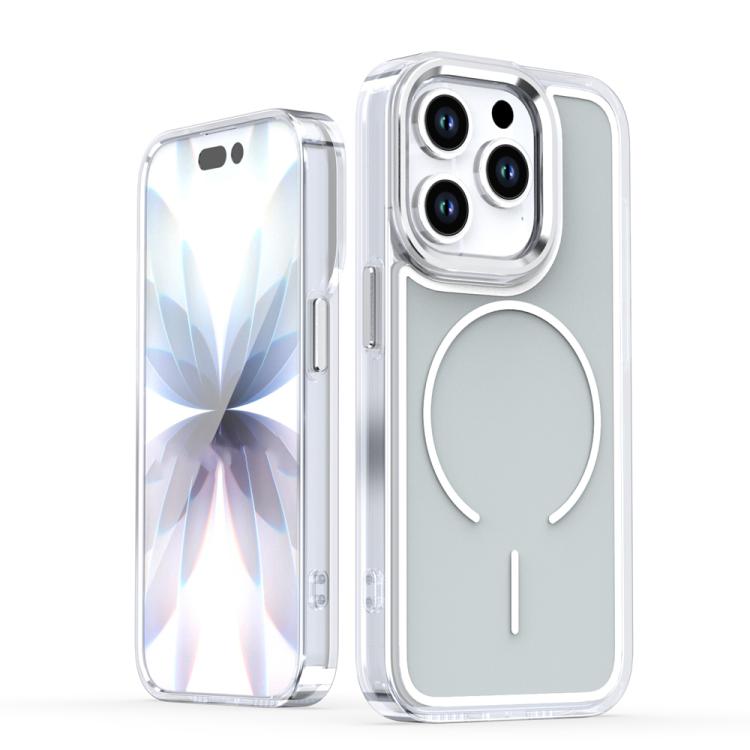 For iPhone 14 Pro Electroplated Dual Color PC Hybrid TPU Soft Frame MagSafe Phone Case(Grey)
For iPhone 14 Pro Electroplated Dual Color PC Hybrid TPU Soft Frame MagSafe Phone Case(Grey)