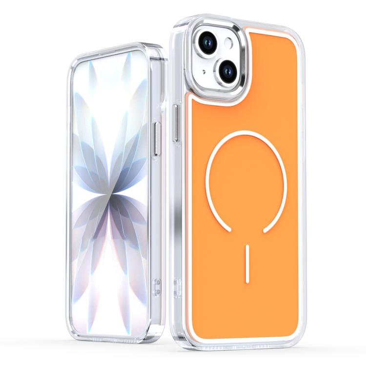 For iPhone 14 Plus Electroplated Dual Color PC Hybrid TPU Soft Frame MagSafe Phone Case(Orange)
For iPhone 14 Plus Electroplated Dual Color PC Hybrid TPU Soft Frame MagSafe Phone Case(Orange)