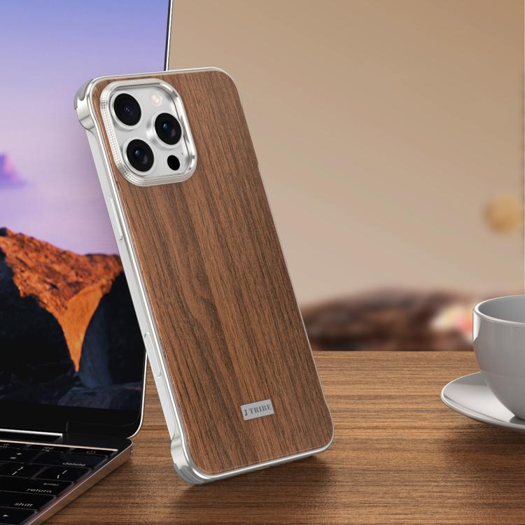 For iPhone 15 Pro J TRIBE Metal Frameless Wood Texture MagSafe Phone Case(Walnut)
For iPhone 15 Pro J TRIBE Metal Frameless Wood Texture MagSafe Phone Case(Walnut)
