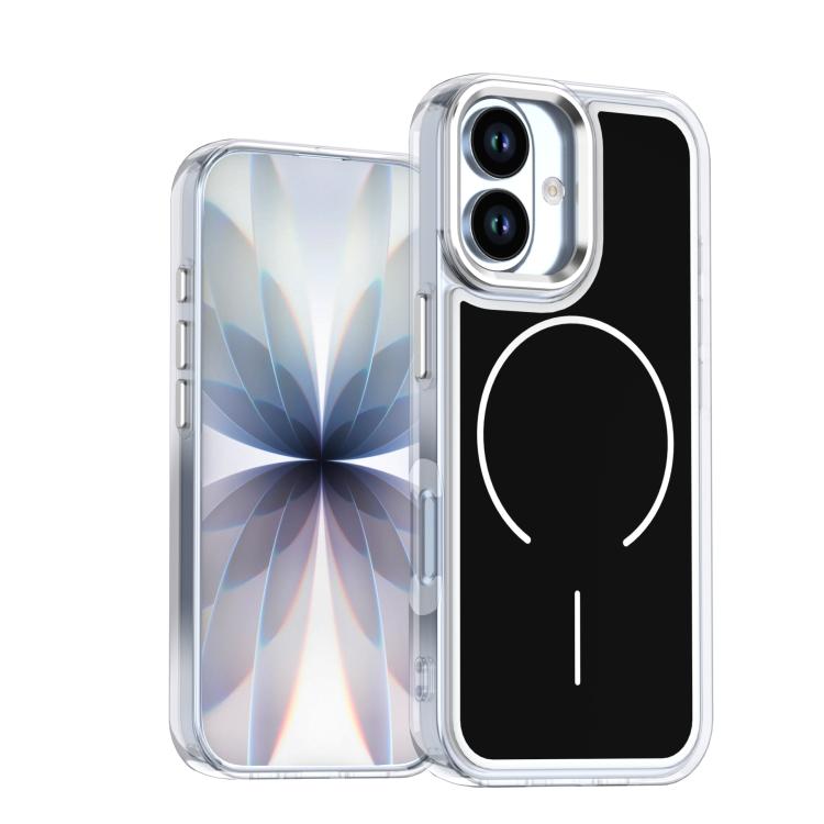 For iPhone 17 Bright Shadow Two-color MagSafe Magnetic Phone Case(Black)
For iPhone 17 Bright Shadow Two-color MagSafe Magnetic Phone Case(Black)