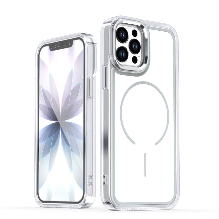 For iPhone 12 / 12 Pro Bright Shadow Two-color MagSafe Magnetic Phone Case(White)
For iPhone 12 / 12 Pro Bright Shadow Two-color MagSafe Magnetic Phone Case(White)