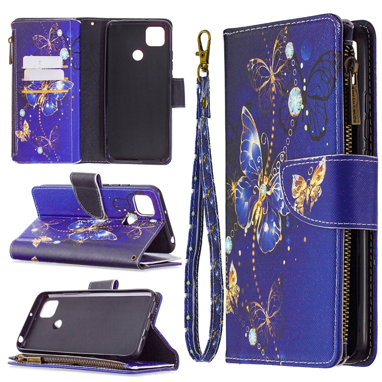 For Xiaomi Redmi 9C Colored Drawing Pattern Zipper Horizontal Flip Leather Case with Holder & Card Slots & Wallet(Purple Butterfly)
For Xiaomi Redmi 9C Colored Drawing Pattern Zipper Horizontal Flip Leather Case with Holder & Card Slots & Wallet(Purple Butterfly)