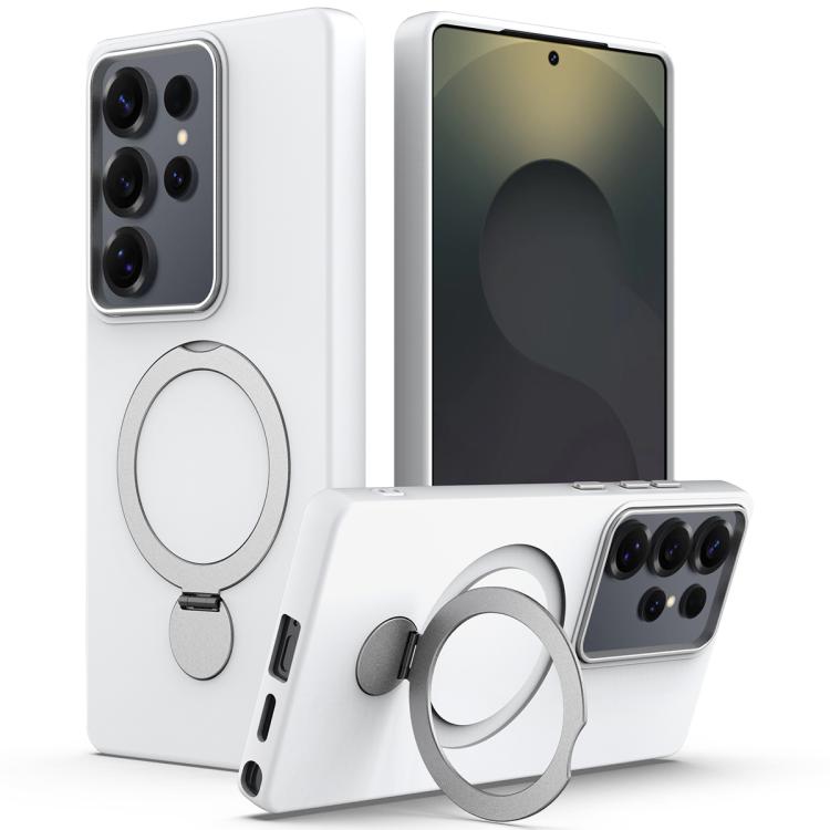 For Samsung Galaxy S25 Ultra 5G Gen1.5 Pivot Ring Holder TPU Hybrid PC Phone Case(White)
For Samsung Galaxy S25 Ultra 5G Gen1.5 Pivot Ring Holder TPU Hybrid PC Phone Case(White)