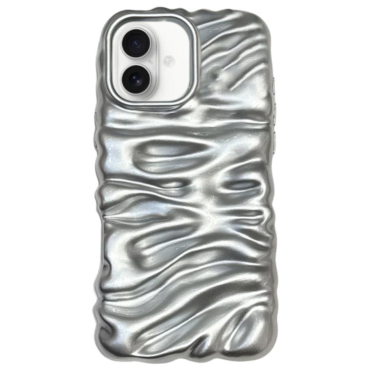 For iPhone 17 Cream Texture Electroplating TPU Full Coverage Phone Case(Silver)
For iPhone 17 Cream Texture Electroplating TPU Full Coverage Phone Case(Silver)