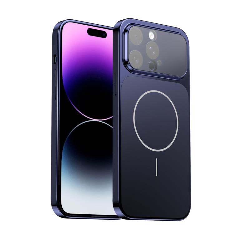 For iPhone 14 Pro Corning Glass Plating Large Window MagSafe Phone Case(Blue)
For iPhone 14 Pro Corning Glass Plating Large Window MagSafe Phone Case(Blue)