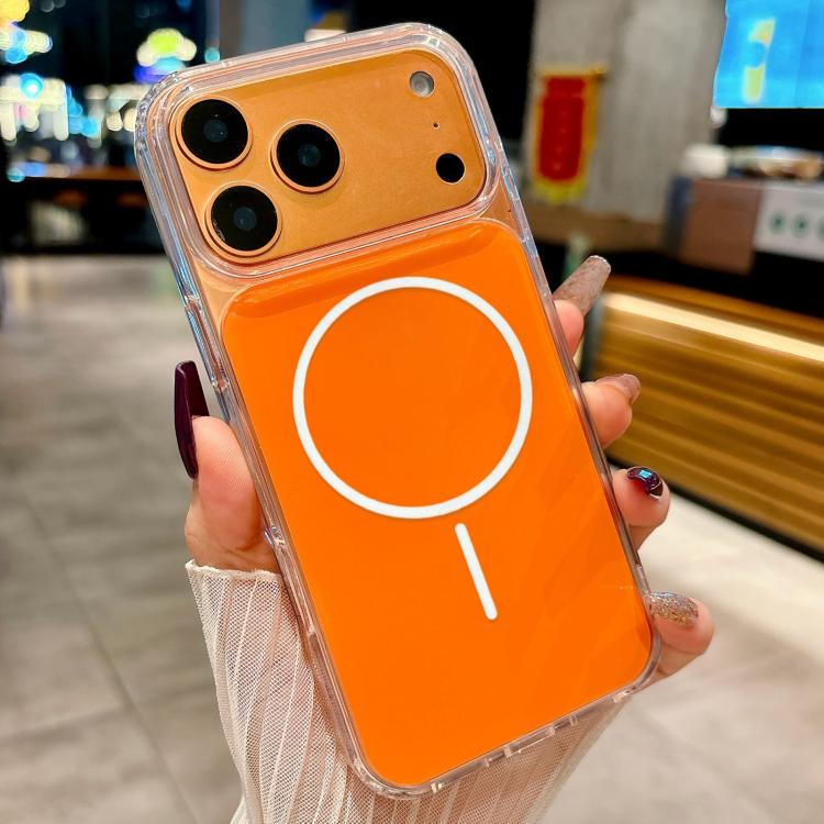 For iPhone 17 Pro Max Acrylic MagSafe Fine Circle Magnetic Phone Case(Orange)
For iPhone 17 Pro Max Acrylic MagSafe Fine Circle Magnetic Phone Case(Orange)