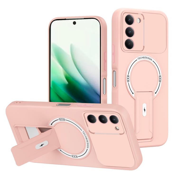 For Redmi 15 5G / 4G EU 171mm Skin Feel MagSafe Phone Case with Holder(Pink)
For Redmi 15 5G / 4G EU 171mm Skin Feel MagSafe Phone Case with Holder(Pink)