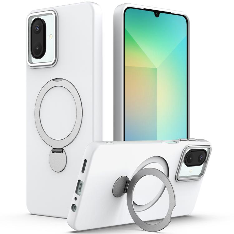 For Samsung Galaxy A07 / M07 / F07 4G Gen1.5 Pivot Ring Holder TPU Hybrid PC MagSafe Phone Case(White)
For Samsung Galaxy A07 / M07 / F07 4G Gen1.5 Pivot Ring Holder TPU Hybrid PC MagSafe Phone Case(White)