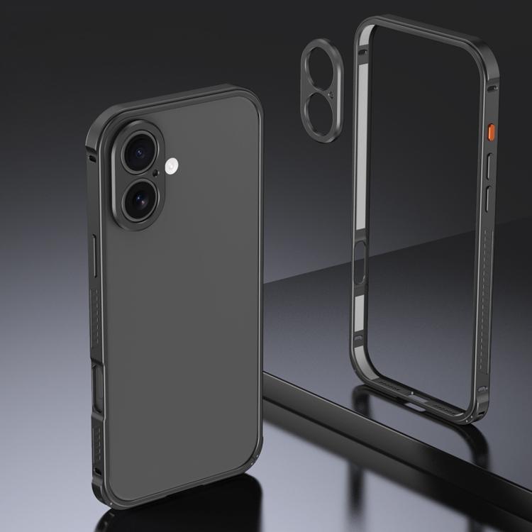 For iPhone 17 Armor Dual-side Anti-slip Metal Frame Case with Lens Cover(Black)
For iPhone 17 Armor Dual-side Anti-slip Metal Frame Case with Lens Cover(Black)