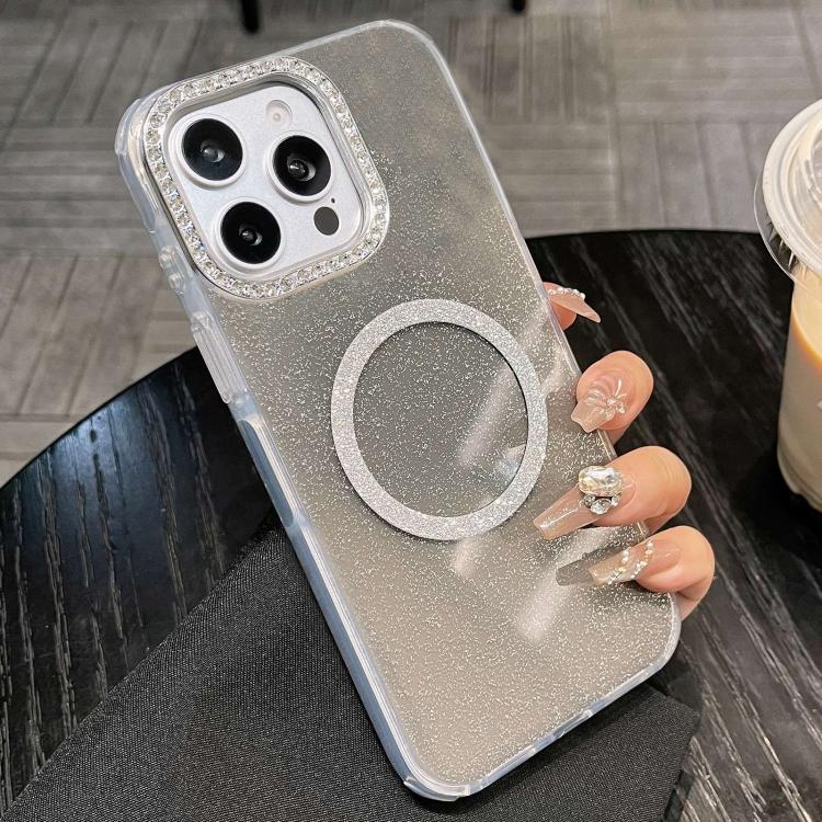 For iPhone 15 Pro Max Rounded Edge Semi-transparent Glitter MagSafe Phone Case(Black)
For iPhone 15 Pro Max Rounded Edge Semi-transparent Glitter MagSafe Phone Case(Black)